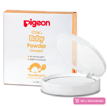 Pigeon baby powder compact