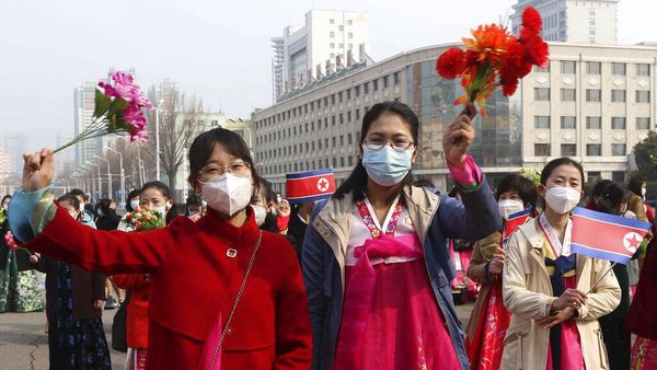 Potret Peringatan Hari Perempuan Internasional di Korea Utara