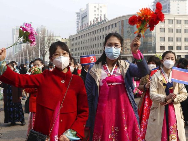 Potret Peringatan Hari Perempuan Internasional di Korea Utara