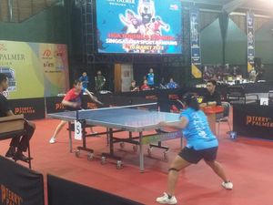 Kejutan di Hari Pertama Liga Tenis Meja Indonesia