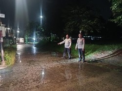 Banjir di Jurangmangu Tangsel Mulai Surut