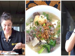 Cicip Bakso, Pebulutangkis Spanyol Carolina Marin Angkat Jempol!