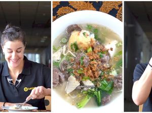 Cicip Bakso, Pebulutangkis Spanyol Carolina Marin Angkat Jempol! Cicip Bakso, Pebulutangkis Spanyol Carolina Marin Angkat Jempol!