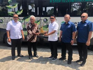 Kaltim Parna Industri Operasikan Bus Listrik di Pabrik Bontang