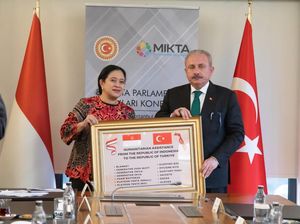 Bertemu Ketua Parlemen Turki, Puan Salurkan Bantuan untuk Korban Gempa Bertemu Ketua Parlemen Turki, Puan Salurkan Bantuan untuk Korban Gempa
