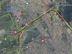 Lalin Arah Soetta dari Tol Macet, Warga Diminta Lewat Jalur Alternatif