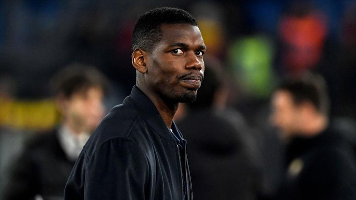 Paul Pogba of Juventus FC walks in the pitch prior to the Serie A football match between AS Roma and Juventus FC at Olimpico stadium. Rome (Italy), March 5th, 2023. (Photo by Elianton/Mondadori Portfolio via Getty Images)
