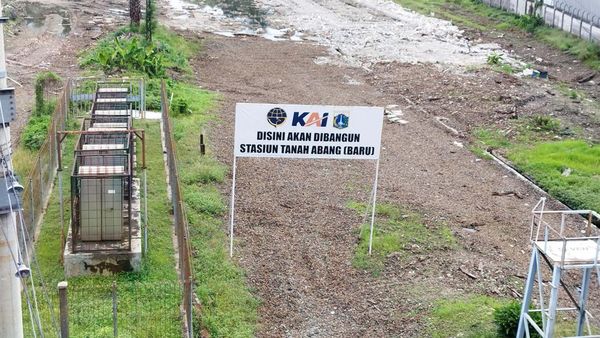 Penampakan Calon Lokasi Stasiun Tanah Abang Baru