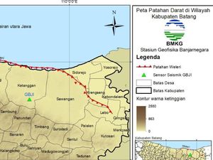 Sesar Kendeng Lintasi 3 Kecamatan di Batang, Stasiun Geofisika: Jangan Panik