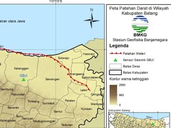 Sesar Kendeng Lintasi 3 Kecamatan di Batang, Stasiun Geofisika: Jangan Panik