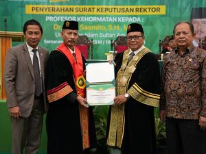 Anggota KY Dr Joko Sasmito Raih Profesor Kehormatan dari Unissula