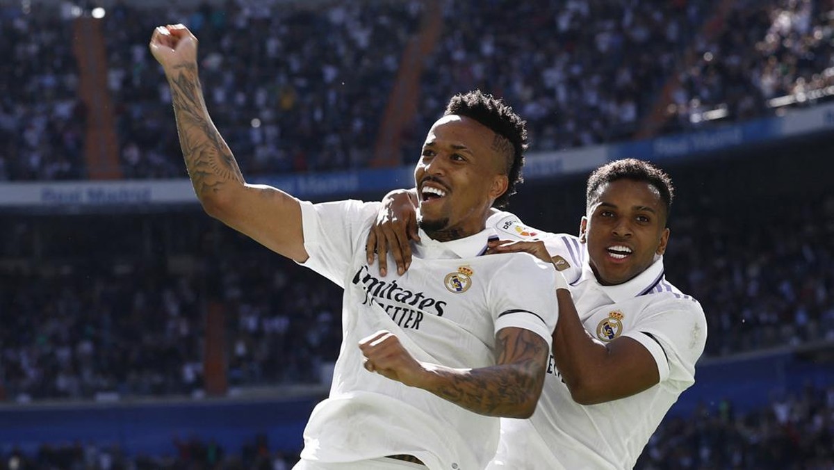 Hasil Liga Spanyol antara Real Madrid vs Espanyol. (Foto: REUTERS/JUAN MEDINA)