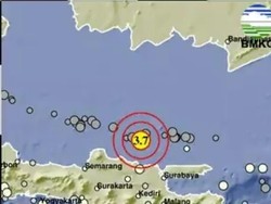 Kekuatan Gempa Tuban M 6,5 Dimutakhirkan Jadi M 6,6