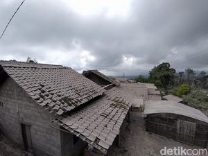 Potret Dampak Hujan Abu Erupsi Gunung Merapi di Magelang