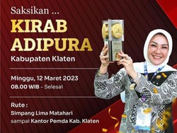 Kirab Piala Adipura di Klaten Besok Pagi, Ini Rute-Rekayasa Lalin