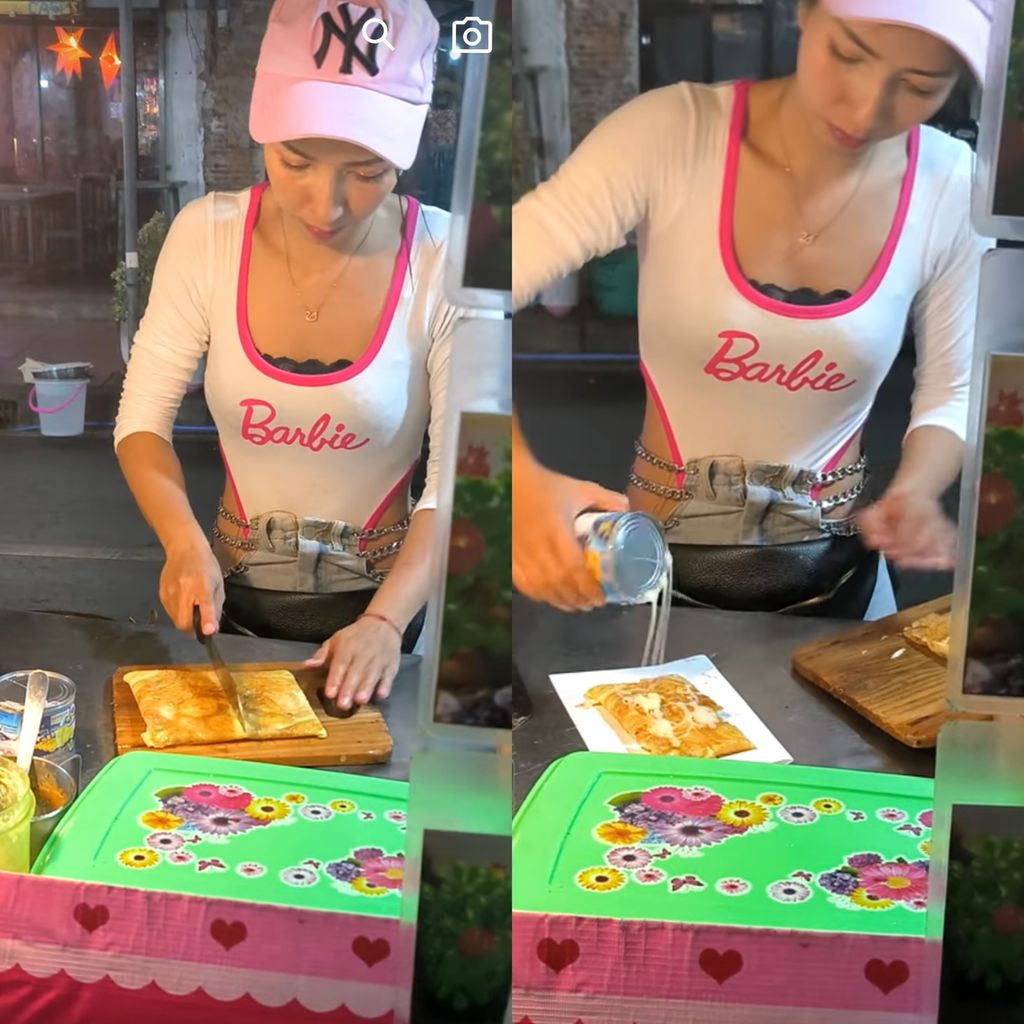 penjual makanan cantik