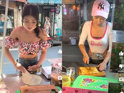 Tak Modal Tampang! Penjual Martabak Cantik Ini Juga Gesit