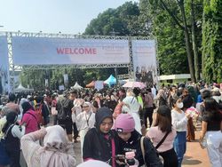 Suasana Jelang Konser BLACKPINK Hari Kedua