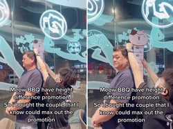 Promo Unik! Pasangan Dapat Diskon Makan Gegara Beda Tinggi Badan