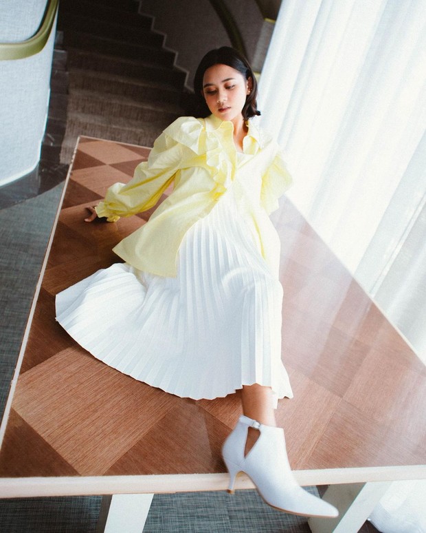 Ziva Magnolya dengan Rok rempe/Sumber: IG @zivamagnolya