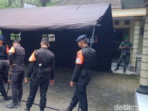 Polda Jateng Kirim Pasukan Brimob ke Kawasan Rawan Bencana Merapi