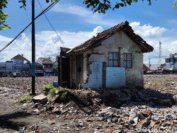 Ada Makam Tua di Pasar Godean, Tegak Berdiri di Tengah Reruntuhan