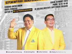 Ridwan Kamil Bakal Bahas Ilmu Kepemimpinan di Pelatihan Golkar Institute