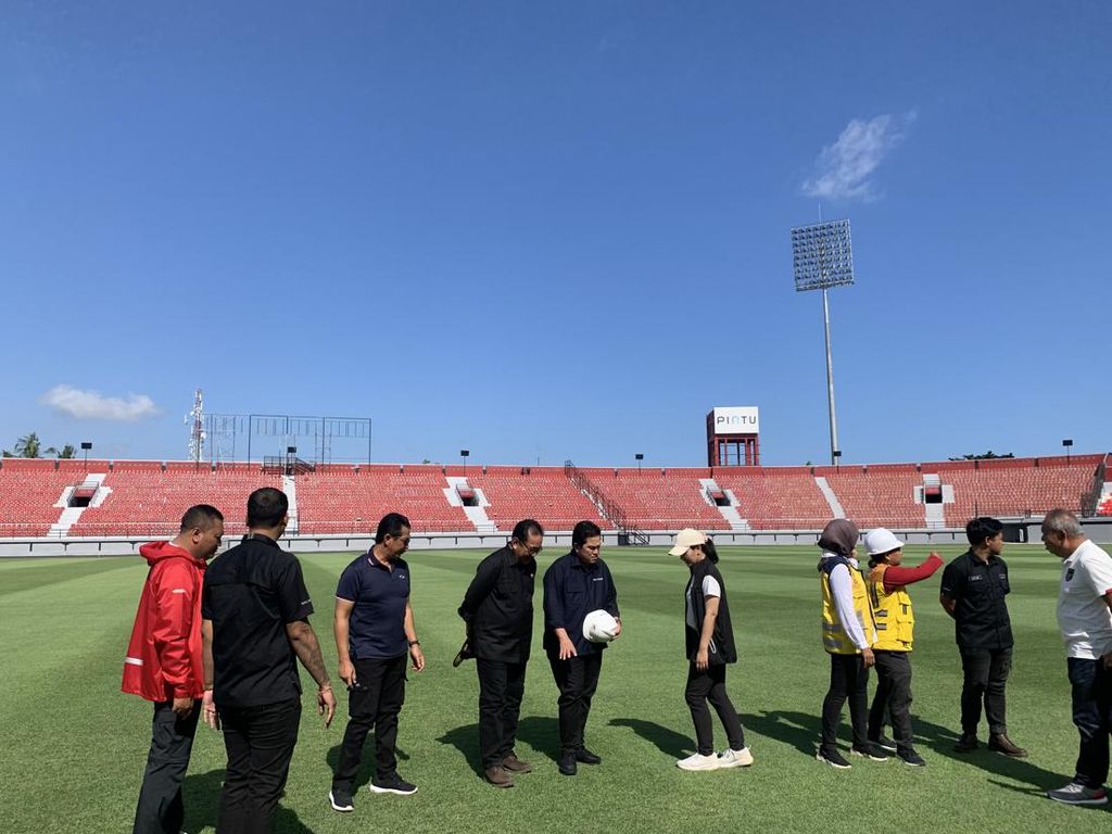 Erick Thohir Cek Stadion Dipta Jelang Undian Grup Piala Dunia U-20