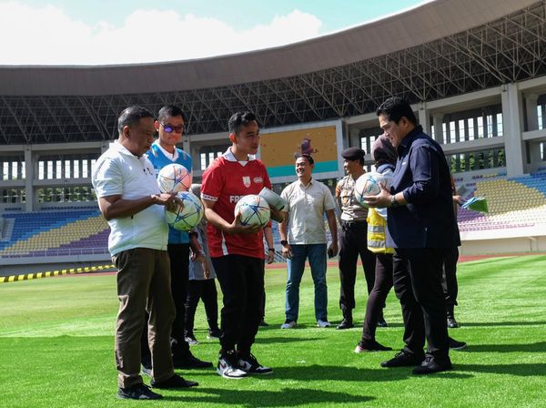 Jelang Piala Dunia U-20, Erick Thohir Cek Persiapan Stadion Manahan Solo