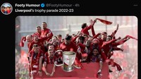 Bahkan kemenangan 7-0 itu bisa saja diarak ke jalan-jalan kota layaknya juara Liga Champions. (Foto: Twitter @FootyHumour)