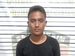 Tampang Preman yang Minta Uang Pembinaan ke Pengaspal Jalan di Medan