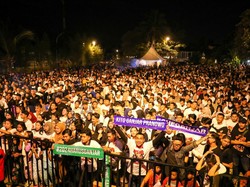 Pesta Rakyat Ganjar Pranowo Hibur Ribuan Masyarakat di Palembang