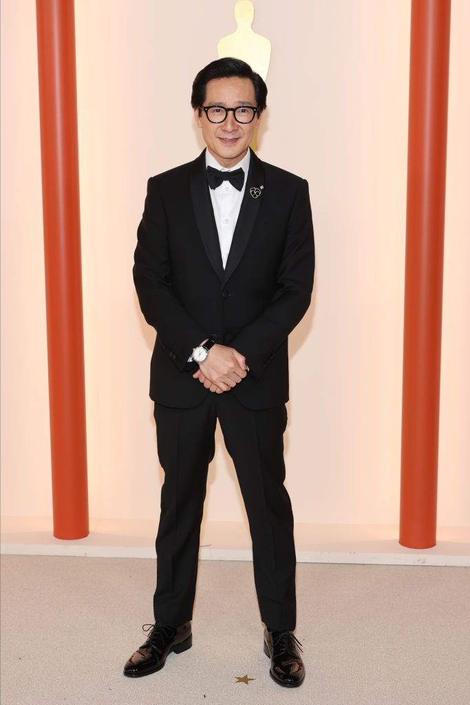 HOLLYWOOD, CALIFORNIA - MARCH 12: Ke Huy Quan attends the 95th Annual Academy Awards on March 12, 2023 in Hollywood, California. (Photo by Mike Coppola/Getty Images)