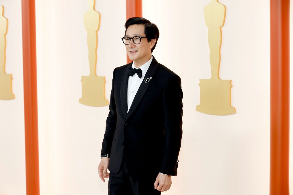 HOLLYWOOD, CALIFORNIA - MARCH 12: Ke Huy Quan attends the 95th Annual Academy Awards on March 12, 2023 in Hollywood, California. (Photo by Mike Coppola/Getty Images)