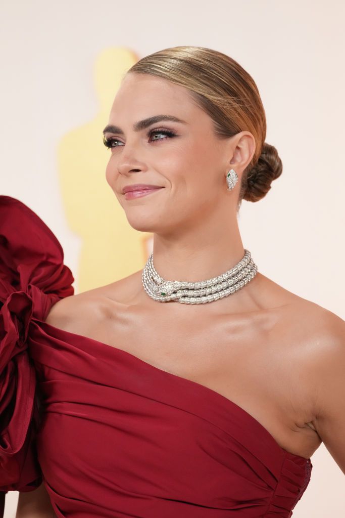 1473078154 HOLLYWOOD, CALIFORNIA - MARCH 12: Cara Delevingne attends the 95th Annual Academy Awards on March 12, 2023 in Hollywood, California. (Photo by Kayla Oaddams/WireImage )