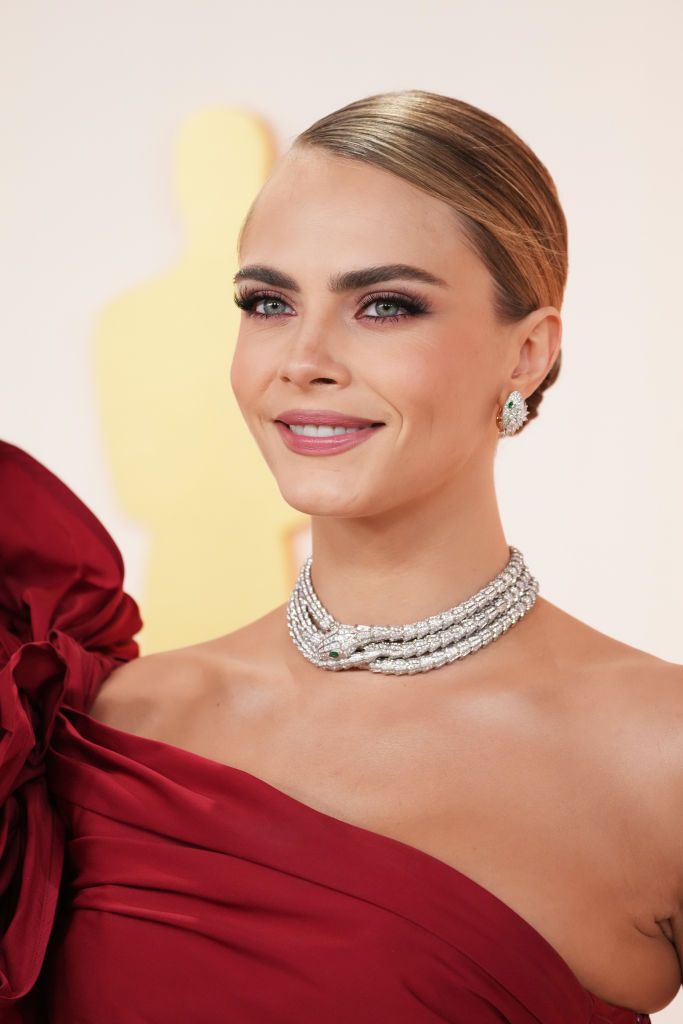 1473078154 HOLLYWOOD, CALIFORNIA - MARCH 12: Cara Delevingne attends the 95th Annual Academy Awards on March 12, 2023 in Hollywood, California. (Photo by Kayla Oaddams/WireImage )