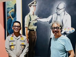 Butet dan Irjen Suwondo Gelar Pameran Lukisan hingga Pasar Kangen di Polda DIY