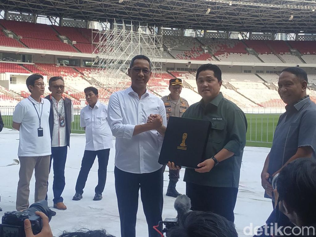 Erick Thohir Larang SUGBK Dipakai Event Lagi Sebelum Piala Dunia U-20