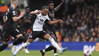 Laga Fulham vs Arsenal berlangsung di Craven Cottage, Minggu (12/3/2023) malam WIB, dalam lanjutan Liga Inggris. Meriam London butuh sedikit waktu sampai berhasil membongkar rivalnya itu. AP/Ian Walton.