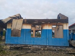 Gedung Kantor SMP di Yahukimo Dibakar OTK, Polisi Selidiki