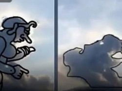 Imajinasi Netizen soal Bentuk Asap Erupsi Merapi Mirip Sosok Petruk