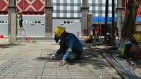 Sejumlah pengerjaan renovasi dan pemeliharaan fasilitas Stadion Kapten I Wayan Dipta Bali terus dilakukan sebagai persiapan penyelenggaraan Piala Dunia U-20 2023.  