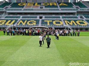 Stadion GBT Siap Sambut Piala Dunia U-20, Tinggal Lengkapi Tempat Parkir