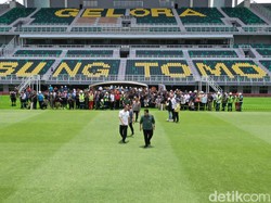 Stadion GBT Siap Sambut Piala Dunia U-20, Tinggal Lengkapi Tempat Parkir