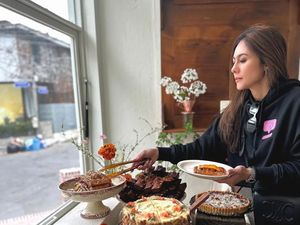 Wulan Guritno Tampil Memukau Saat Kulineran di Korea dan Swiss