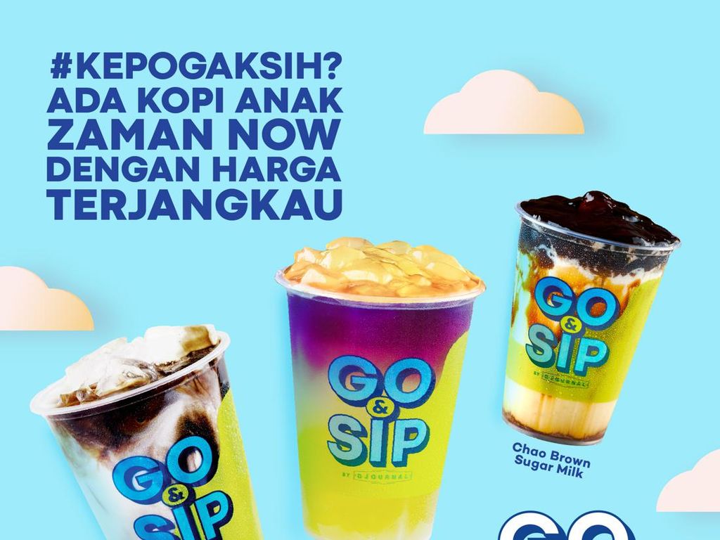GO&SIP by Djournal Coffee, Minuman Kekinian yang Rasanya Bikin Kepo