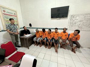 6 Warga Nganjuk Pengeroyok Maling Kambing hingga Tewas Jadi Tersangka