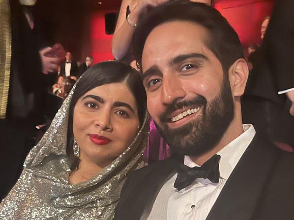 Malala Pakai Gaun Berkerudung di Oscar 2023, Datang Bersama Suami Ganteng