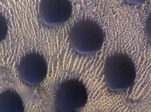 Potret Bukit Pasir di Permukaan Mars