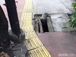 Bina Marga Lanjut Perbaiki Guiding Block Jl Dewi Sartika Jaktim Pekan Ini